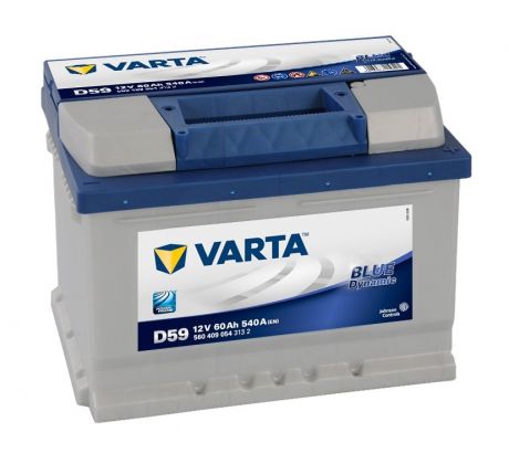 VARTA TRIO BLUE dynamic 60 Ah (výška 175) D59 (242x175x175)