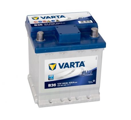 VARTA TRIO BLUE dynamic 44 Ah 420A  B36 (výška 190)( ATYP B36 (175x175x190)