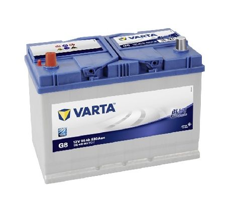 VARTA TRIO BLUE dynamic 12V 95Ah Asia levá Atyp (výška 225) G8 (306x173x225)