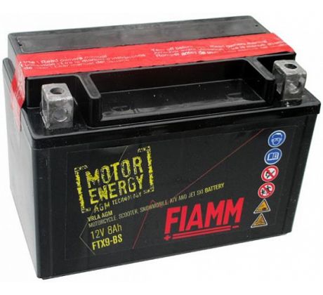 motobaterie FIAMM AGM FTX9-BS (150x87x105) 50812